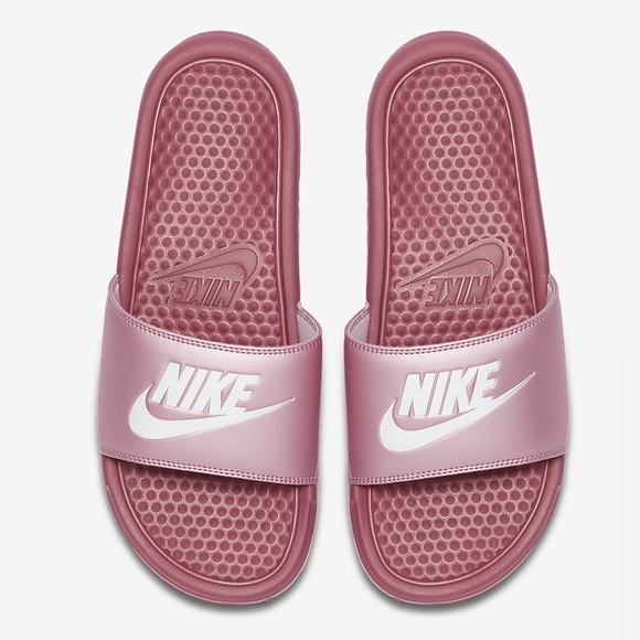 shadowberry nike slides